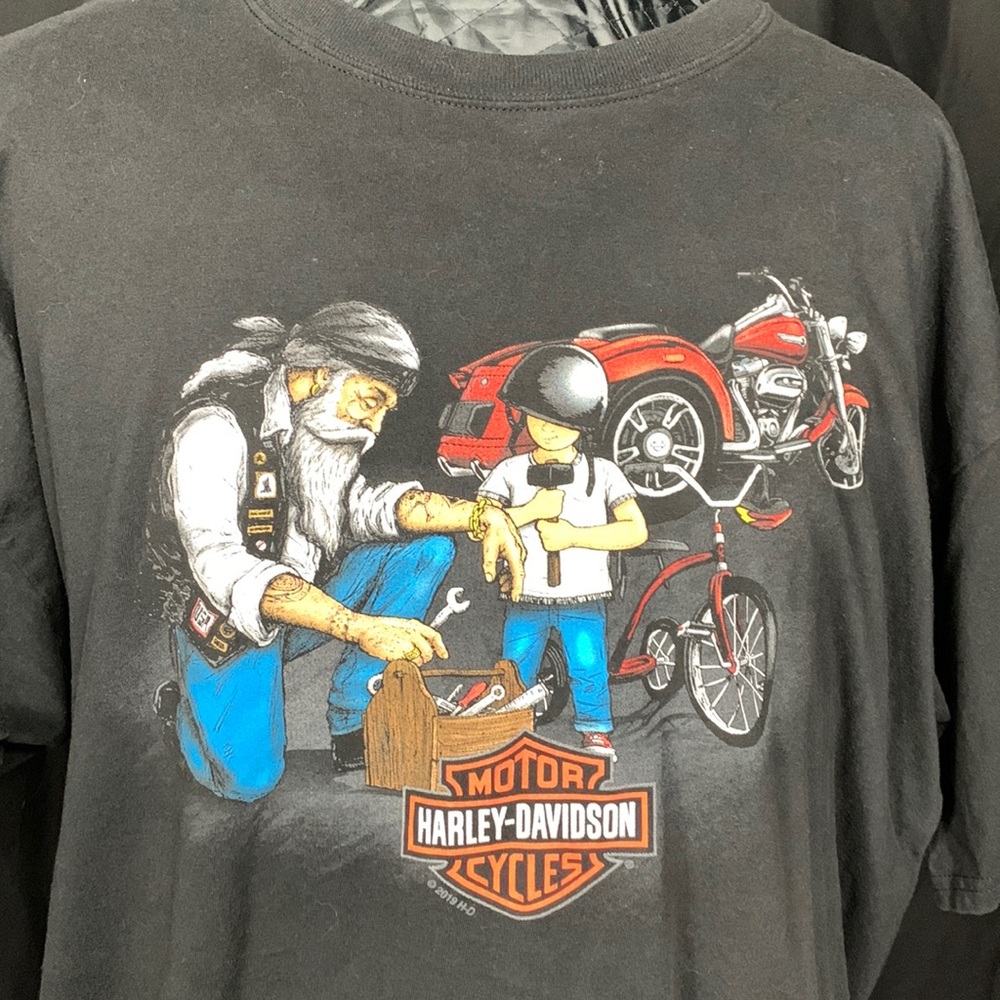 XXL West coast Glasgow Scotland Harley Davidson T-shirt